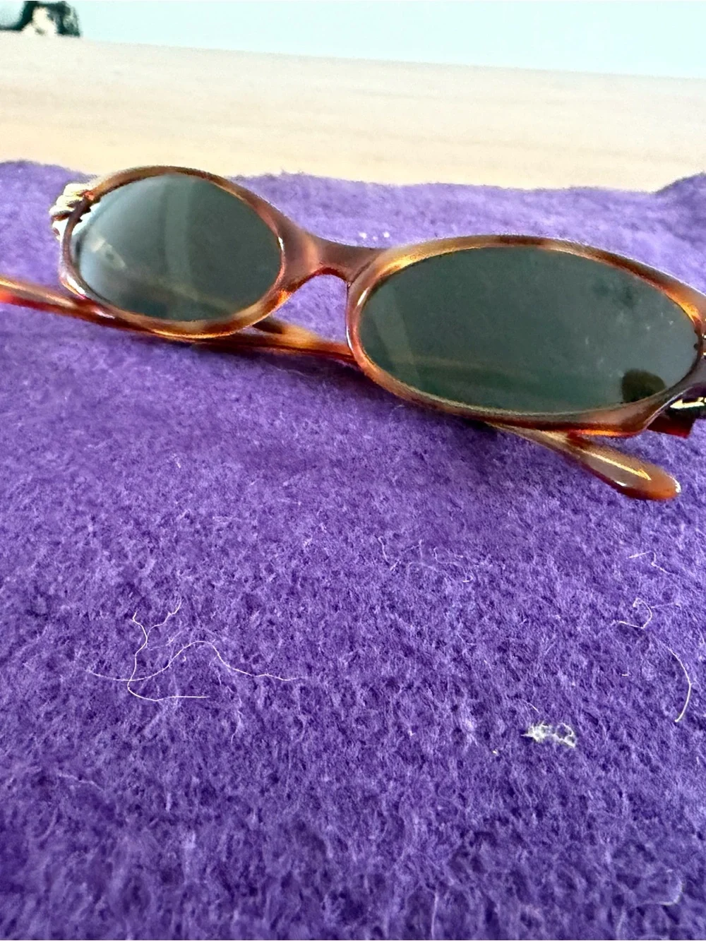 Vintage Thierry Mugler Tortoiseshell Oval Sunglasses - cat eye